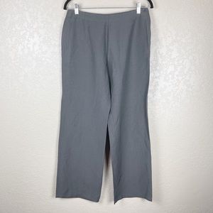 Nitya dark grey linen wool blend trouser